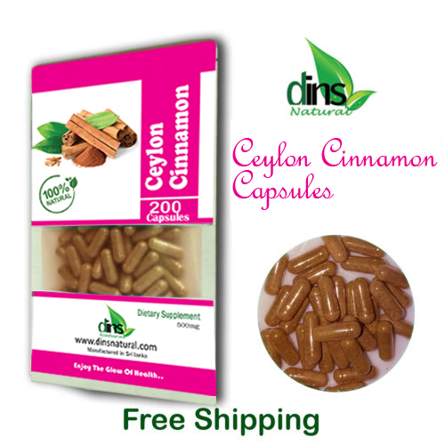 Ceylon Cinnamon Capsules DINS NATURAL